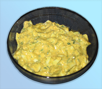 Eiersalat mit Curry
 - Abbildung kann abweichen! -